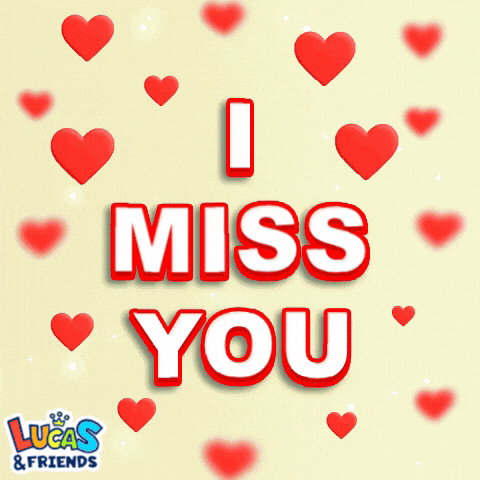 Missing Miss You GIF by Lucas and Friends by RV AppStudios