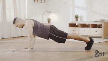 fitness push up GIF by 8fit
