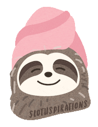Skin Care Chill Sticker by Slothspirations