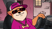 Car Ride Chilling GIF by Doge Pound