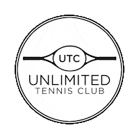 unlimitedtennisclub club tennis spinning utc Sticker