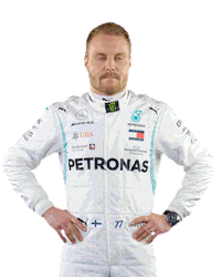 Valtteri Bottas No Sticker by Mercedes-AMG Petronas Motorsport