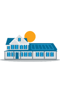 Renewable Energy Christmas Lights Sticker by Blue Raven Solar
