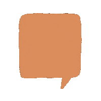 Orange Speak Sticker