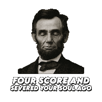 Abraham Lincoln Sticker