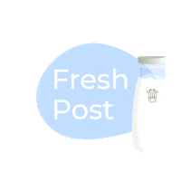 Plant Milk New Post Sticker by Almond Cow
