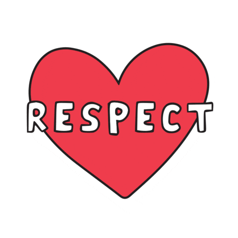 Respect Love Sticker by Martina Martian