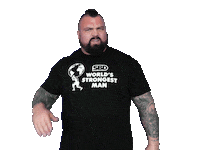 Eddie Hall What Sticker by The World's Strongest Man