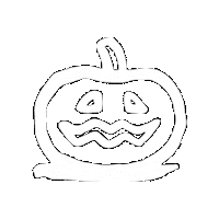 Halloween Pompoen Sticker by gro-up