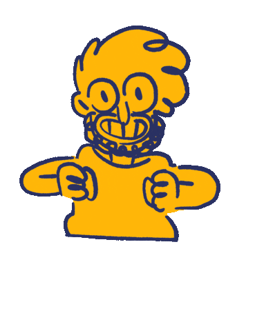 Happy Sticker by Guarnaboy