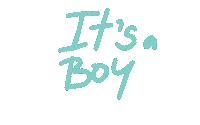 Its A Boy Sticker