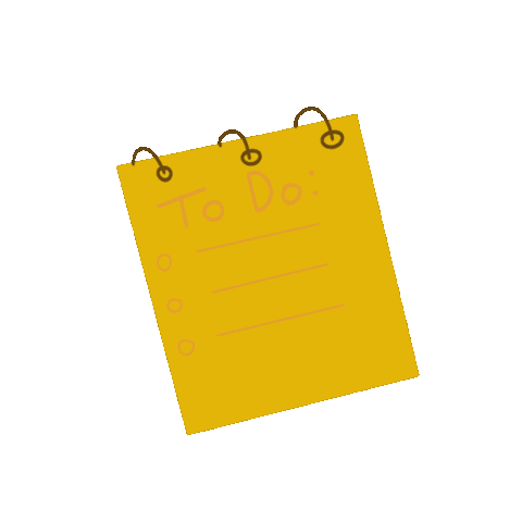 Daniellebrusco work yellow check productive Sticker