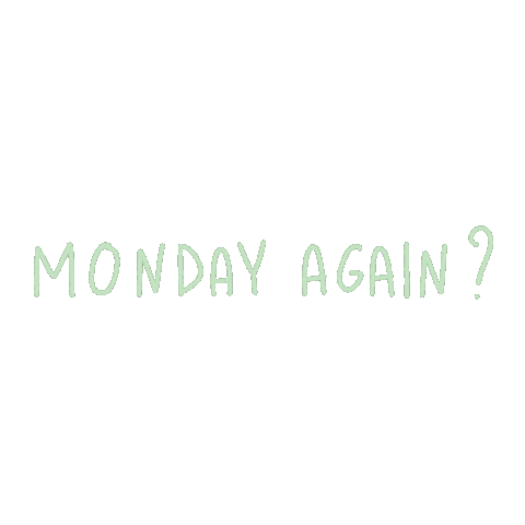 Monday No Sticker