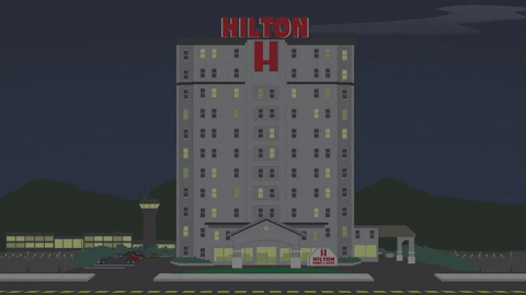 hotel plane GIF by South Park 
