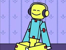 Vibing Favorite Song GIF by Stikbot