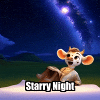 Starry Night Stars GIF by Moosiahzen