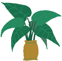 Plant Garden Sticker