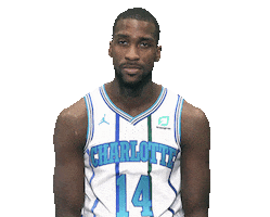 happy willy hernangomez Sticker by Charlotte Hornets