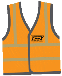 Worker Itsi Sticker by TEEX (Texas A&M Engineering Extension Service)