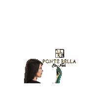pontebellaconperla ponte bella ponte bella con perla Sticker