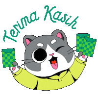Raya Terimakasih Sticker by Loka Made