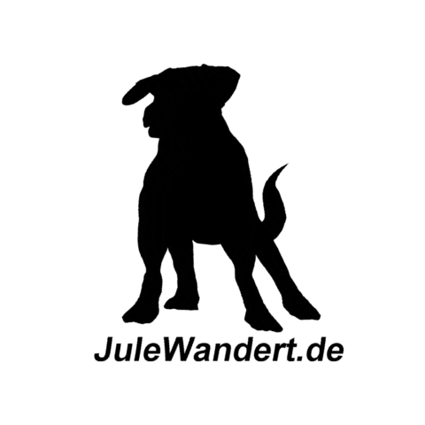 JuleWandert giphygifmaker dog hiking with dogs julewandert Sticker