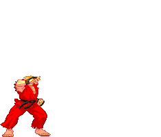 Street Fighter Ken Sticker