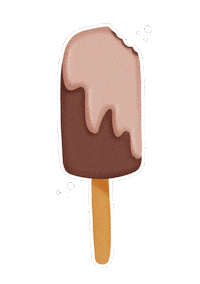 Summer Eating Sticker
