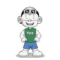 Yep Yes Sticker by Zhot