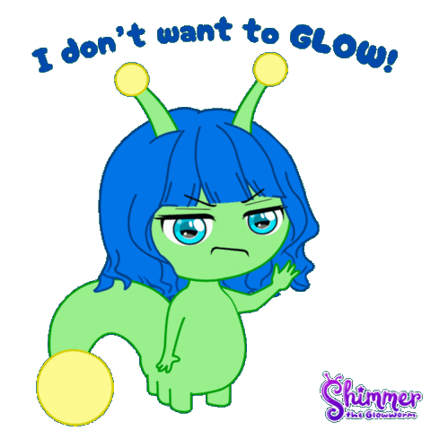I Cant No Way Sticker by ShimmertheGlowworm