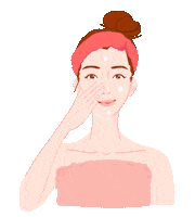 MD-Glowing beauty woman skincare pretty Sticker