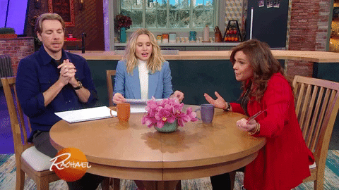 kristen bell lol GIF by Rachael Ray Show