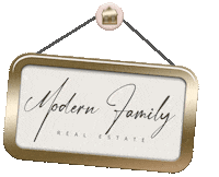 ModernFamilyRealEstate real estate realtor sign realty Sticker
