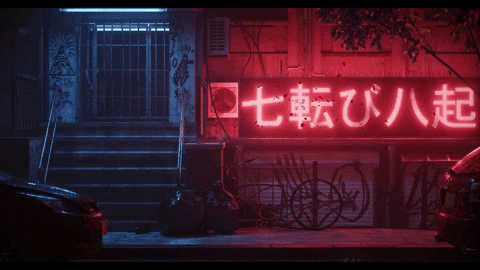 Purple Aesthetic Anime Street Rain GIF  GIFDBcom