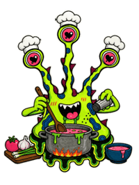 Chef Cooking Sticker