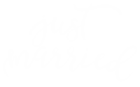 Just Married Wedding Sticker