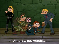hey arnold nicksplat GIF