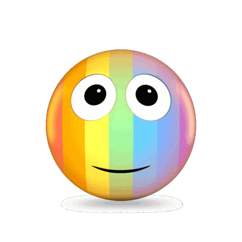 desiwebsite giphyupload rainbow emoji smiley Sticker