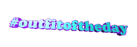 text outfitoftheday Sticker