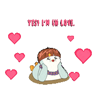 Happy I Love You Sticker by Pudgy Penguins