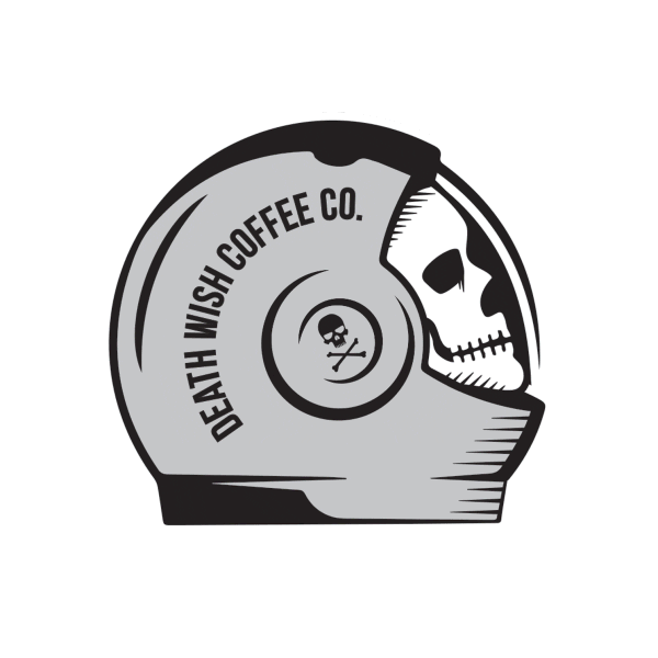 Space Skull Sticker by Death Wish Coffee