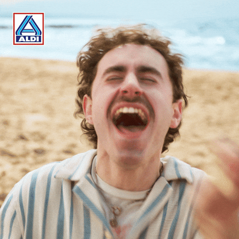 Happy Scream GIF by ALDI FRANCE
