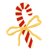 Candy Cane Dancing Sticker by Seattle Chocolate