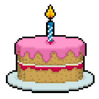 Happy Birthday Sticker by Walter Newton