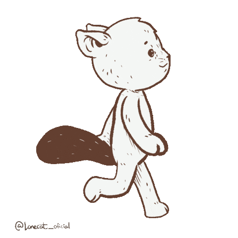 LonecatTheCat giphyupload cat white kitty Sticker