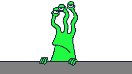 alien outer space STICKER
