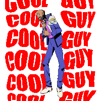 Tucker Cool Guy Sticker by Voyage to the Stars