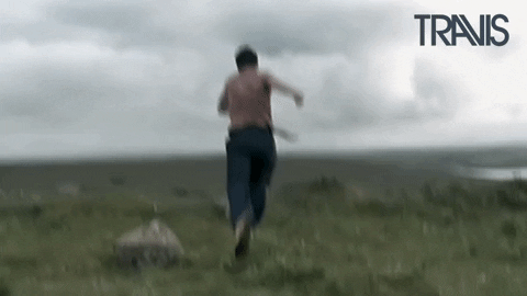 Jumping Why Does It Always Rain On Me GIF by Travis