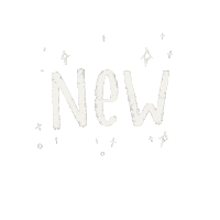 New Post Sparkles Sticker