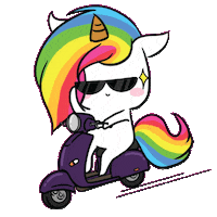 On My Way Rainbow Sticker by AcaiStoryBKK